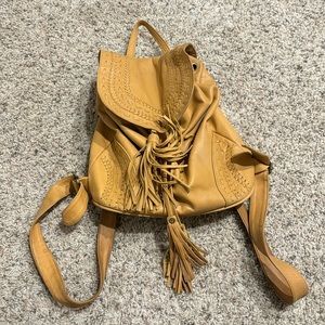 Faux Leather Book bag Boho style